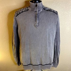 BKE buckle sweater zip medium